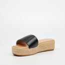 Miss Black Deema 1 Flatform - Black footwear Miss Black