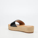 Miss Black Deema 1 Flatform - Black footwear Miss Black