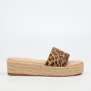 Miss Black Deema 1 Flatform - Leopard footwear Miss Black