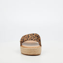 Miss Black Deema 1 Flatform - Leopard footwear Miss Black