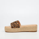 Miss Black Deema 1 Flatform - Leopard footwear Miss Black