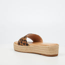 Miss Black Deema 1 Flatform - Leopard footwear Miss Black