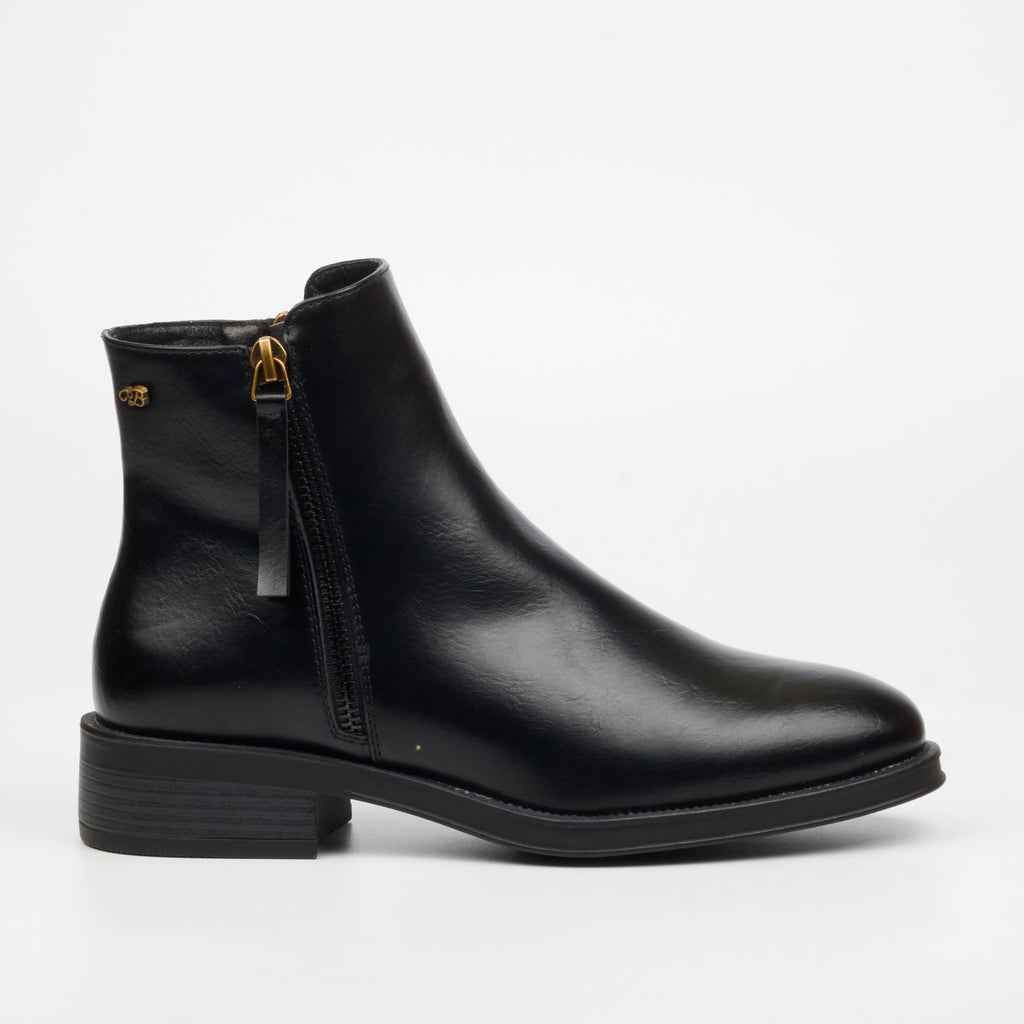 Miss Black Deer 1 Ankle Boot - Black footwear Miss Black