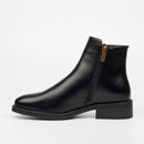 Miss Black Deer 1 Ankle Boot - Black footwear Miss Black