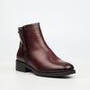 Miss Black Deer 1 Ankle Boot - Burgundy footwear Miss Black