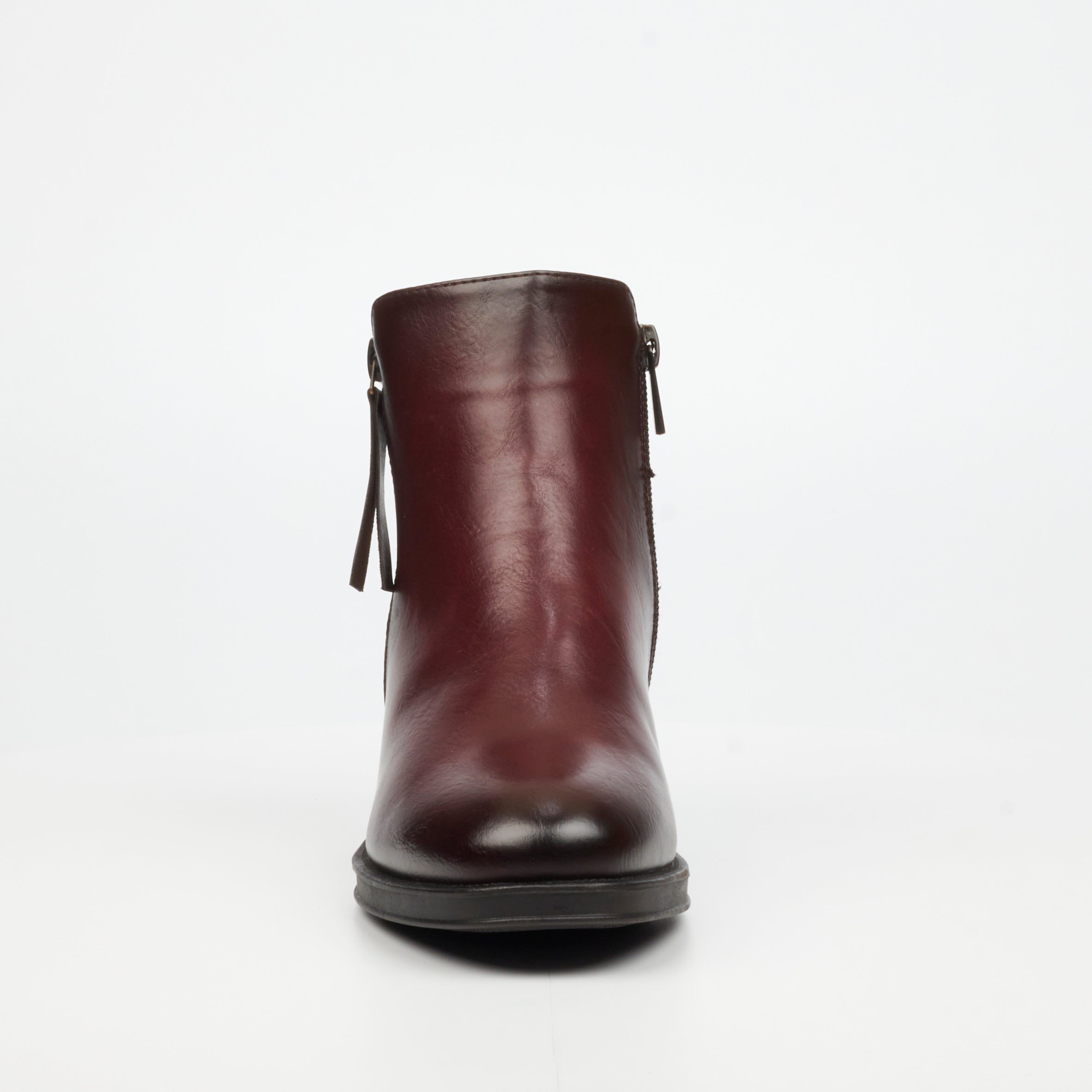 Miss Black Deer 1 Ankle Boot - Burgundy footwear Miss Black