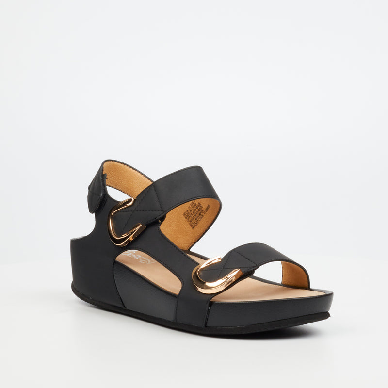 Butterfly Feet Delia 11 Sandal - Black footwear Butterfly Feet   