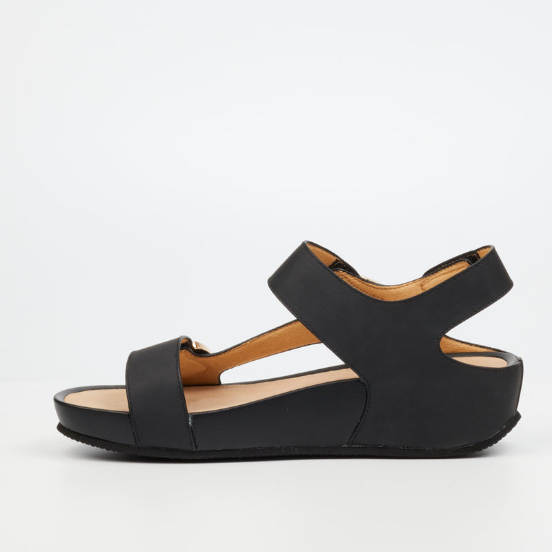 Butterfly Feet Delia 11 Sandal - Black footwear Butterfly Feet   