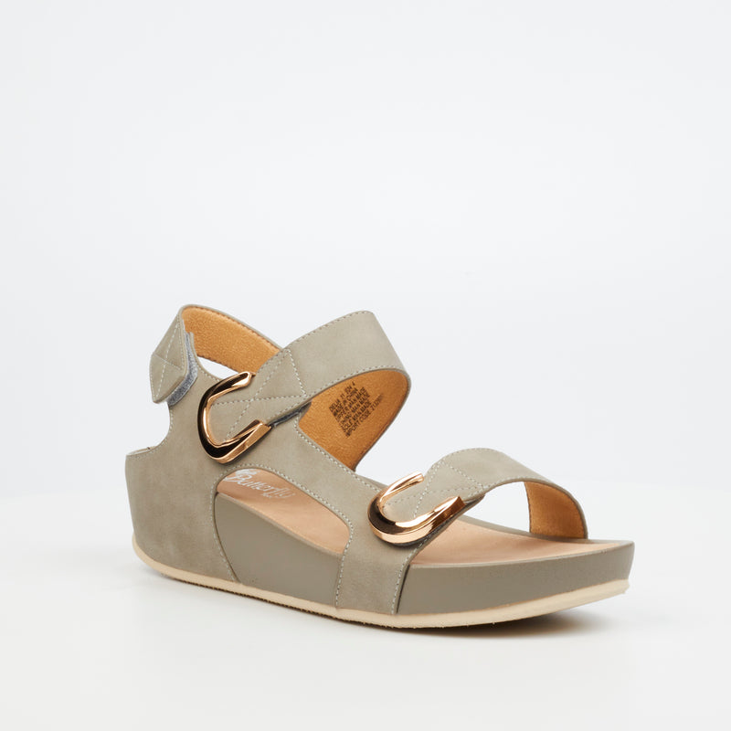 Butterfly Feet Delia 11 Sandal - Grey footwear Butterfly Feet   