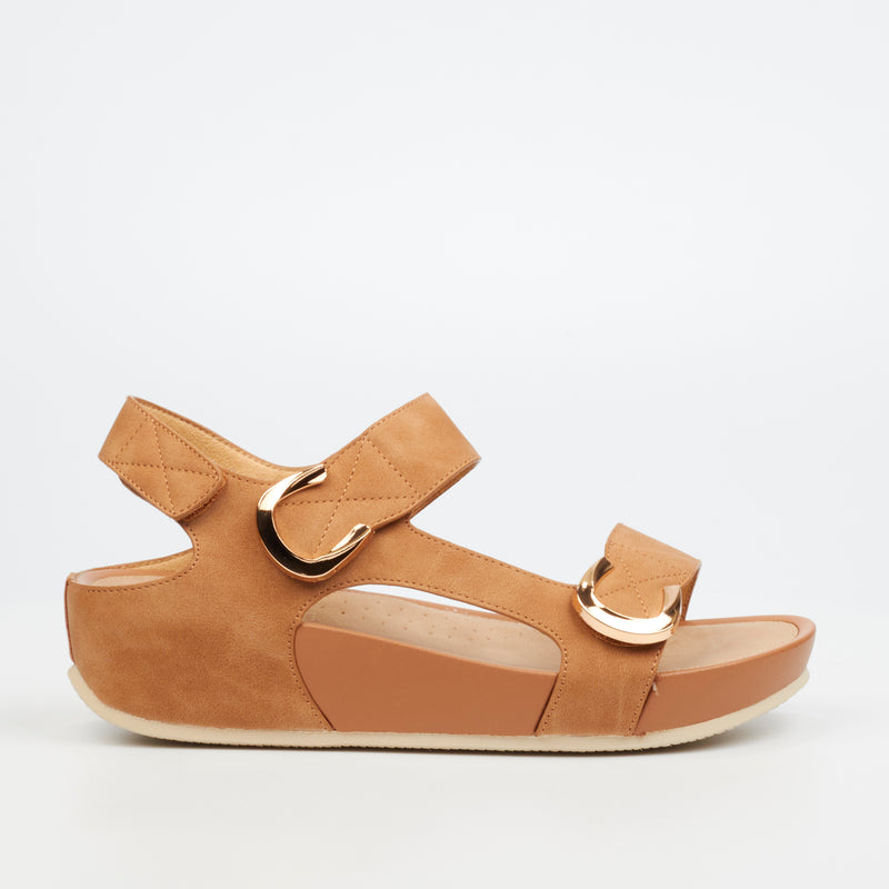 Butterfly Feet Delia 11 Sandal - Tan footwear Butterfly Feet   