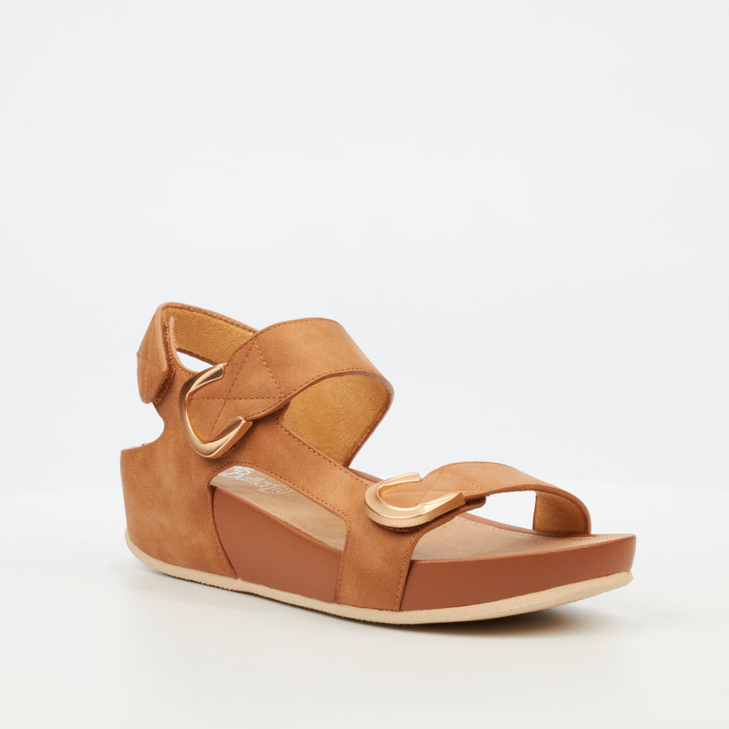 Butterfly Feet Delia 11 Sandal - Tan footwear Butterfly Feet