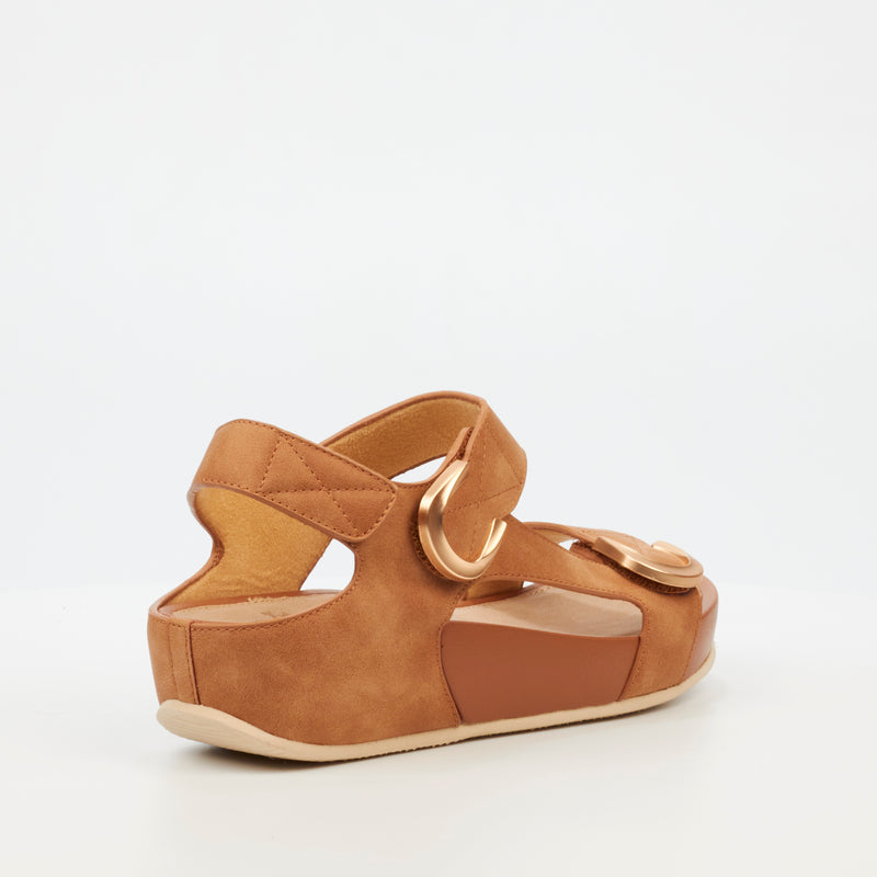 Butterfly Feet Delia 11 Sandal - Tan footwear Butterfly Feet