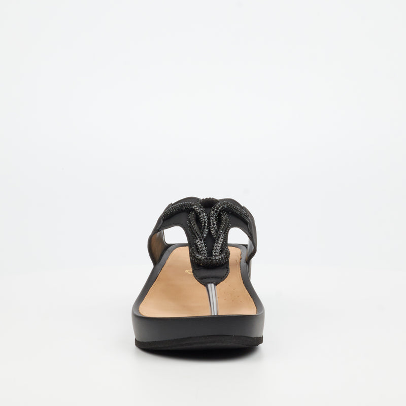 Butterfly Feet Delia 14 Wedge - Black footwear Butterfly Feet