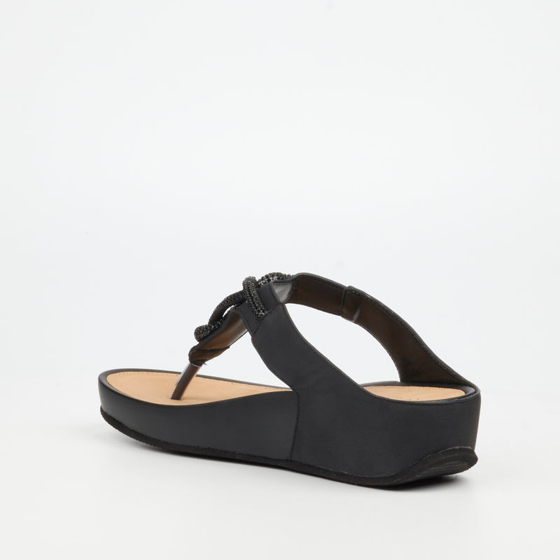 Butterfly Feet Delia 14 Wedge - Black footwear Butterfly Feet