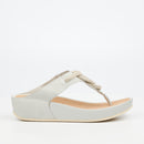 Butterfly Feet Delia 14 Wedge - Grey footwear Butterfly Feet