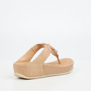 Butterfly Feet Delia 14 Wedge - Taupe footwear Butterfly Feet