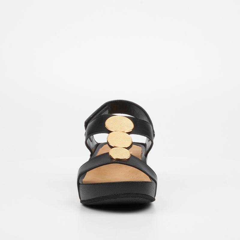 Butterfly Feet Delia 15 Wedge - Black footwear Butterfly Feet