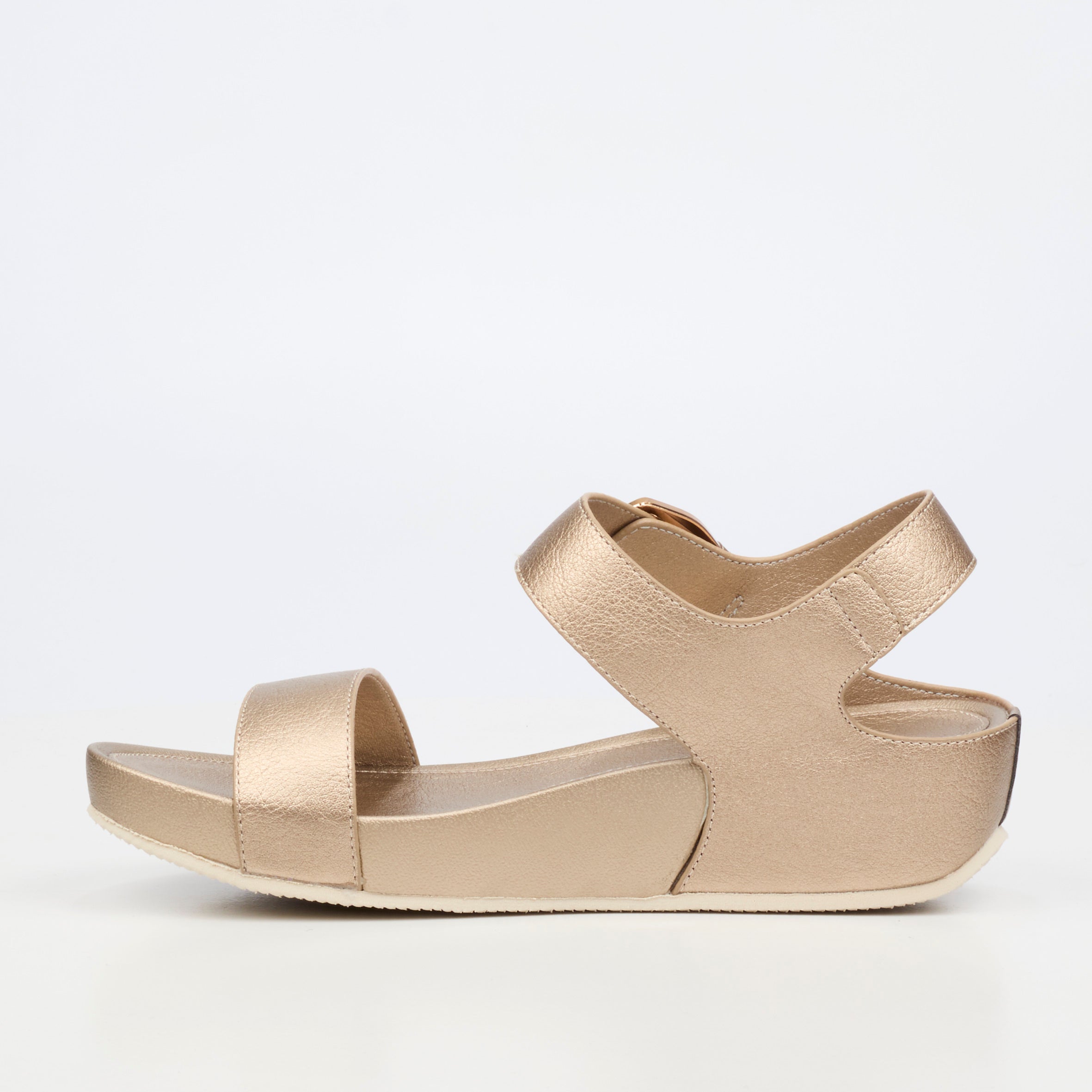 Butterfly Feet Delia 16 Wedge - Champagne footwear Butterfly Feet