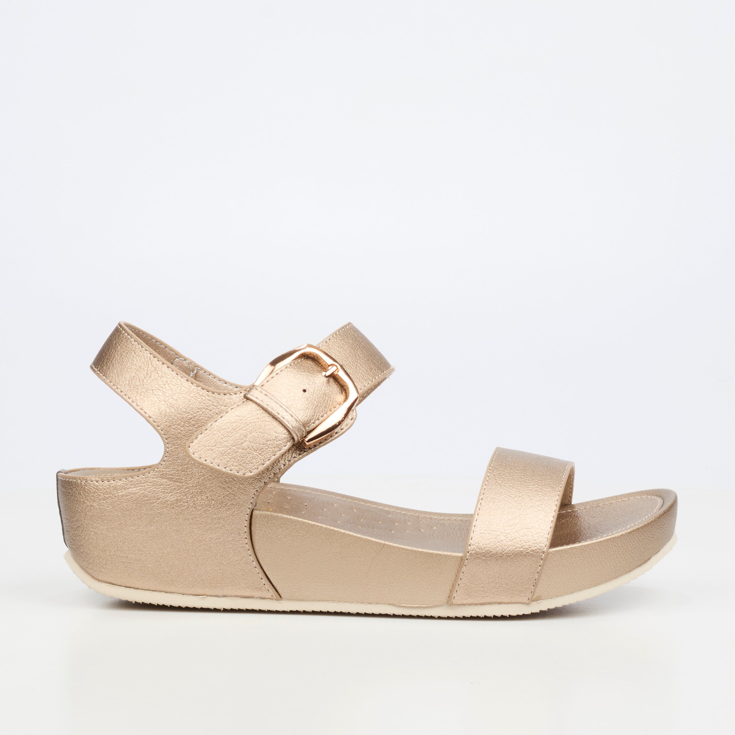 Butterfly Feet Delia 16 Wedge - Champagne footwear Butterfly Feet