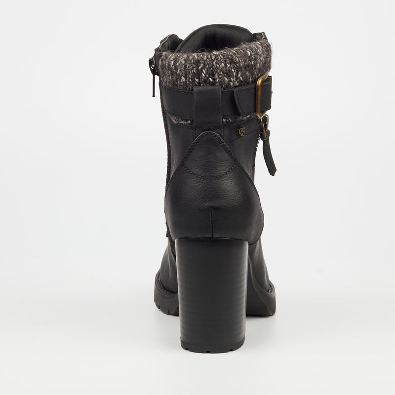 Miss Black Delta 1 Ankle Boot - Black footwear Miss Black   