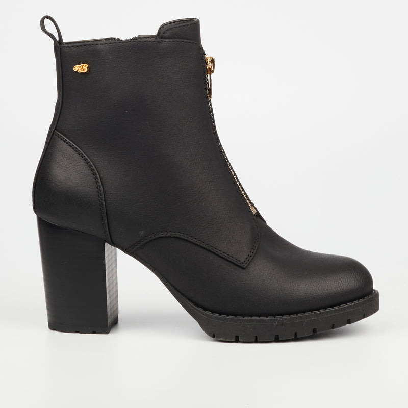 MIss Black Delta 4 Ankle Boot - Black footwear Miss Black   