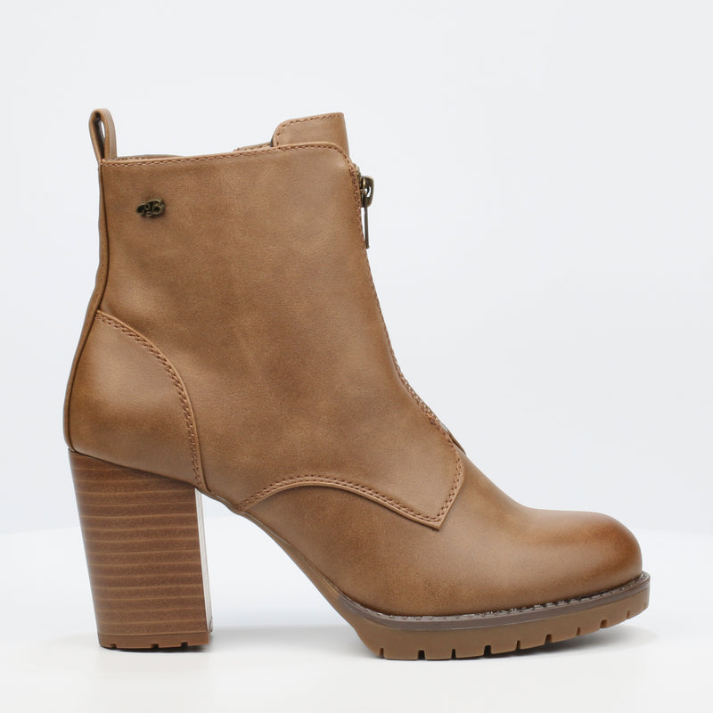 Miss Black Delta 4 Ankle Boot - Taupe footwear Miss Black   