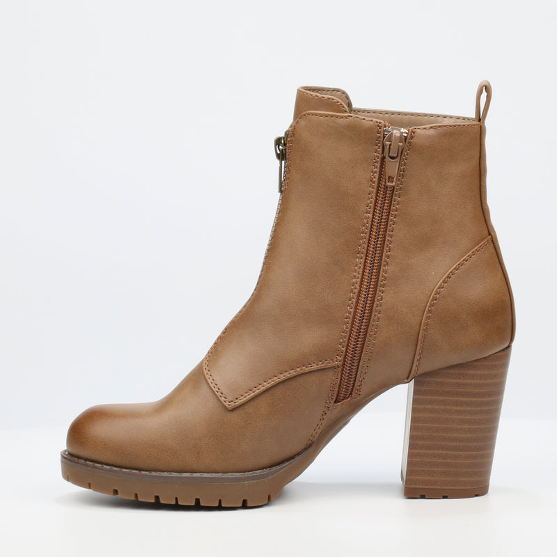 Miss Black Delta 4 Ankle Boot - Taupe footwear Miss Black   