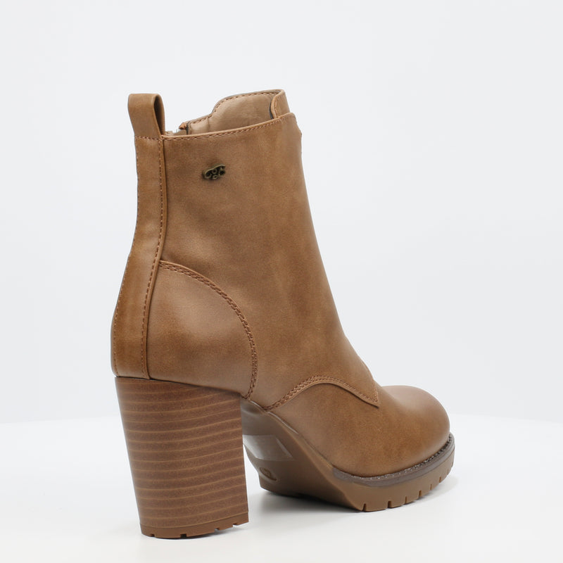 Miss Black Delta 4 Ankle Boot - Taupe footwear Miss Black   