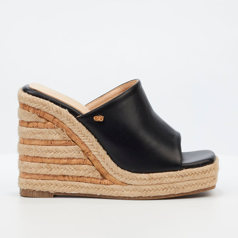 Miss Black Demi 2 Wedge - Black footwear Miss Black   