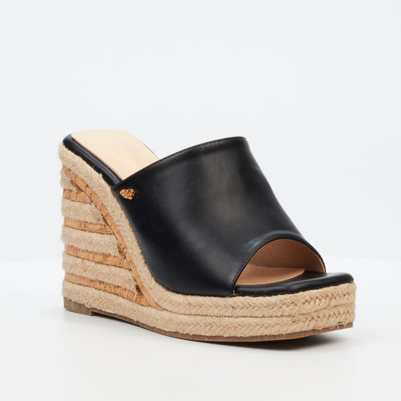 Miss Black Demi 2 Wedge - Black footwear Miss Black   