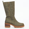Butterfly Feet Detroit 1 High Boots - Olive footwear Butterfly Feet