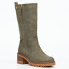 Butterfly Feet Detroit 1 High Boots - Olive footwear Butterfly Feet