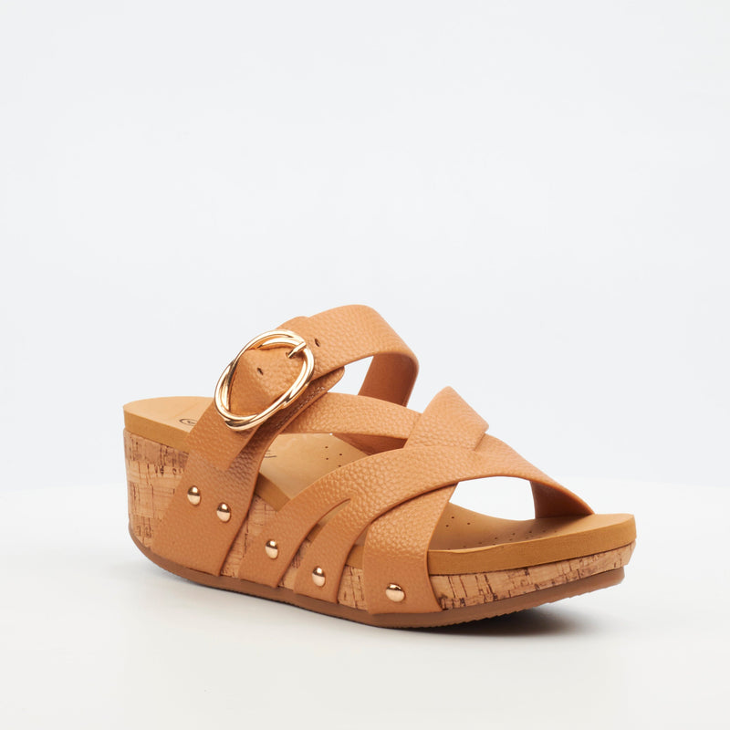 Butterfly Feet Dido 1 Wedge - Camel footwear Butterfly Feet   