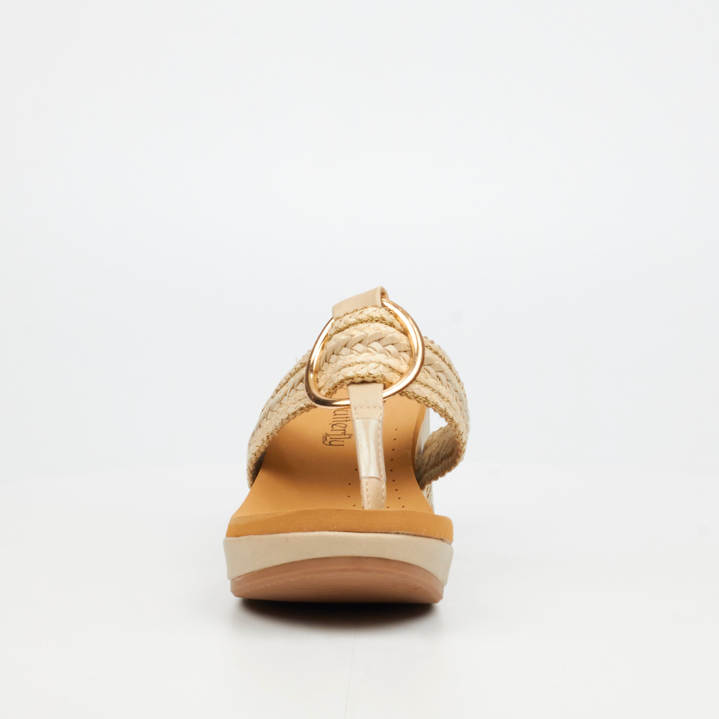 Butterfly Feet Dido 4 Wedge - Beige footwear Butterfly Feet