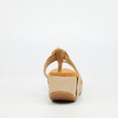 Butterfly Feet Dido 4 Wedge - Beige footwear Butterfly Feet