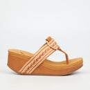 Butterfly Feet Dido 4 Wedge - Tan footwear Butterfly Feet