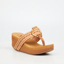 Butterfly Feet Dido 4 Wedge - Tan footwear Butterfly Feet
