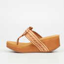 Butterfly Feet Dido 4 Wedge - Tan footwear Butterfly Feet
