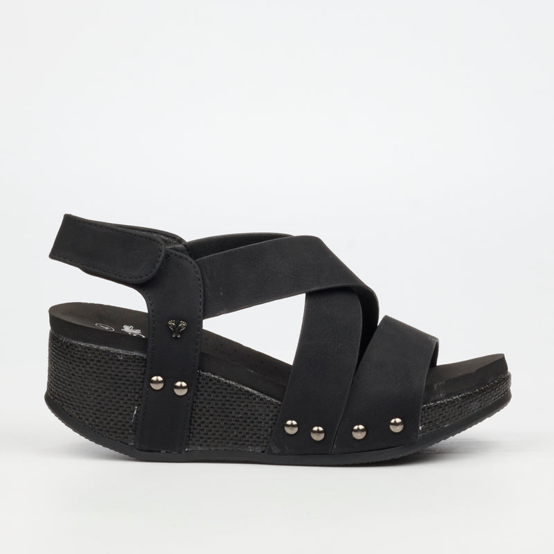 Butterfly Feet Dido 5 Wedge - Black