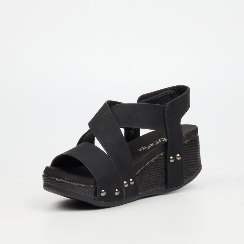 Butterfly Feet Dido 5 Wedge - Black