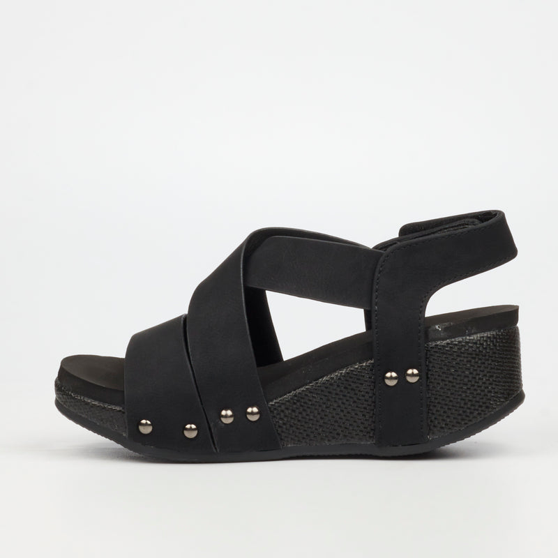 Butterfly Feet Dido 5 Wedge - Black