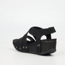 Butterfly Feet Dido 5 Wedge - Black footwear Butterfly Feet