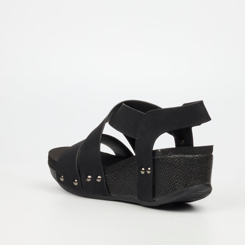Butterfly Feet Dido 5 Wedge - Black