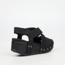 Butterfly Feet Dido 5 Wedge - Black footwear Butterfly Feet