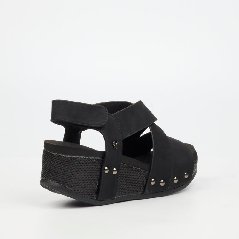 Butterfly Feet Dido 5 Wedge - Black