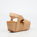 Butterfly Feet Dido 5 Wedge - Taupe footwear Butterfly Feet
