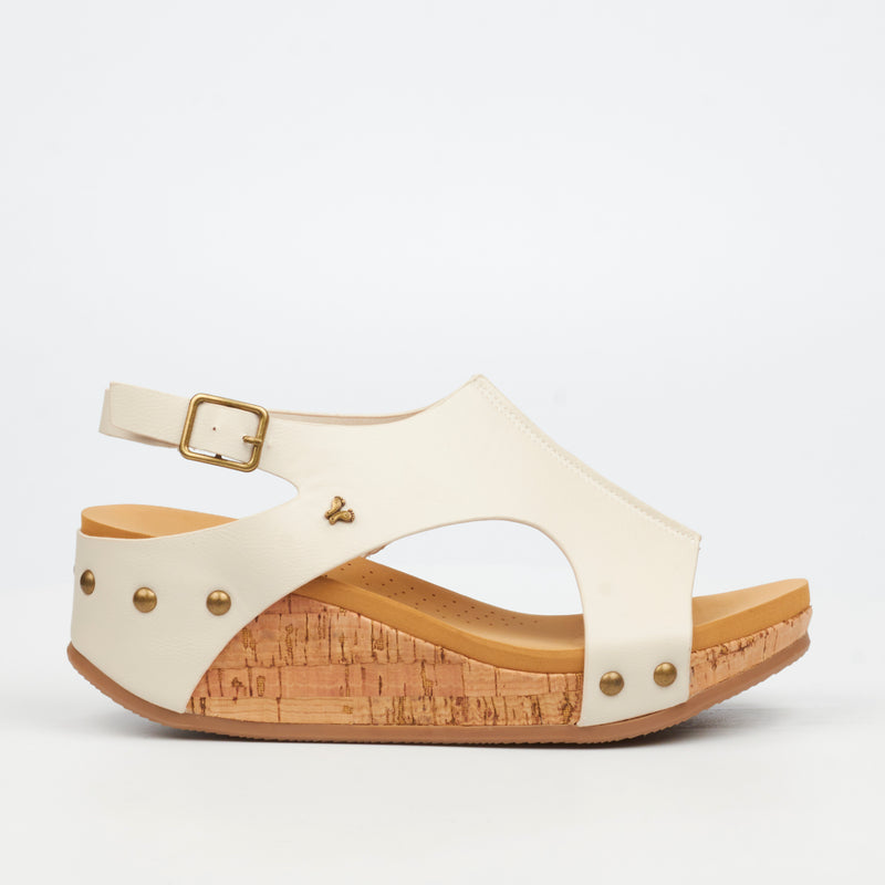 Butterfly Feet Dido 6 Wedge - Beige