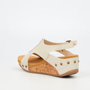 Butterfly Feet Dido 6 Wedge - Beige footwear Butterfly Feet