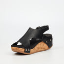 Butterfly Feet Dido 6 Wedge - Black footwear Butterfly Feet