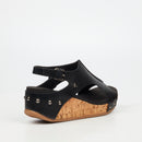 Butterfly Feet Dido 6 Wedge - Black footwear Butterfly Feet